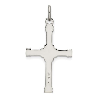 Gold-Plated Sterling Silver Antiqued Cross Pendant – view 5