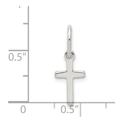 Sterling Silver Small Cross for Kids Charm – view 4
