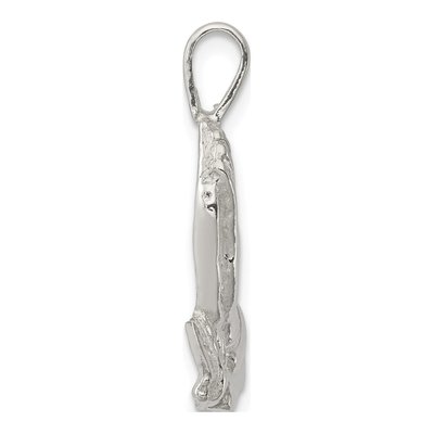 Sterling Silver Praying Hands Pendant – view 3
