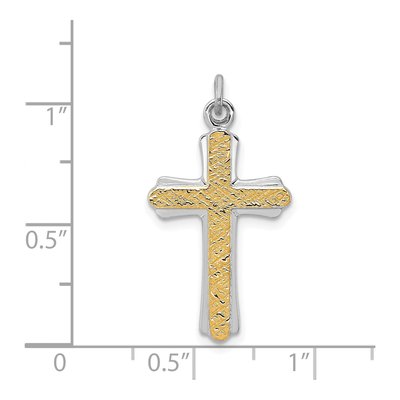 Sterling Silver Cross Charm – view 5