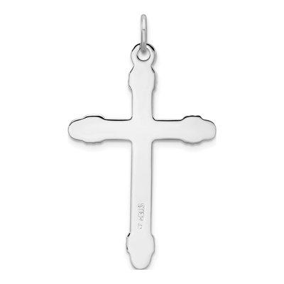 Sterling Silver Rope Cross Pendant – view 4