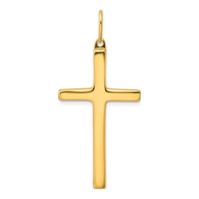 Gold-Plated Sterling Silver Cross Pendant