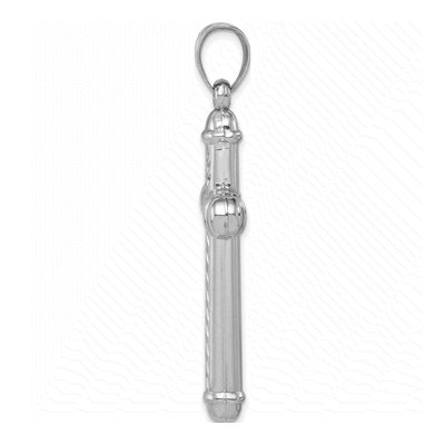 Sterling Silver Reversible Diamond-Cut Cross Pendant – view 2