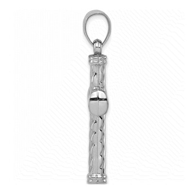 Sterling Silver Hollow Latin Cross Pendant – view 3