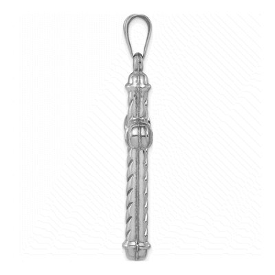 Sterling Silver Hollow Cross Pendant – view 3