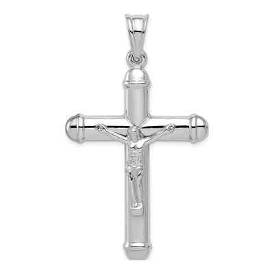 Sterling Silver Reversible Crucifix Pendant
