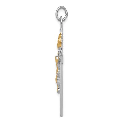 Sterling Silver Crucifix Pendant – view 3
