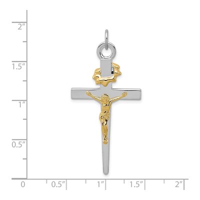 Sterling Silver Crucifix Pendant – view 5