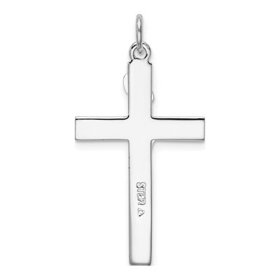 Sterling Silver INRI Crucifix Pendant – view 4