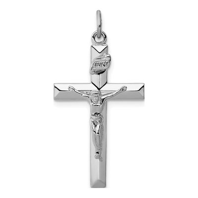 Sterling Silver INRI Crucifix Pendant
