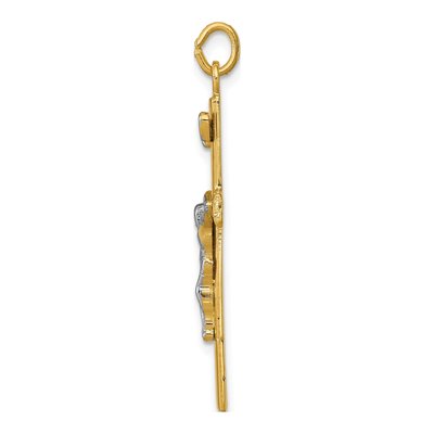 Sterling Silver Crucifix Pendant – view 3