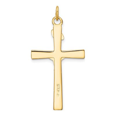 Sterling Silver Crucifix Pendant – view 4