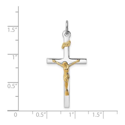 Sterling Silver Crucifix Pendant – view 5