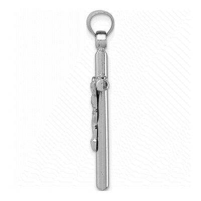Sterling Silver Crucifix Pendant – view 3