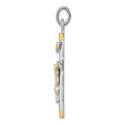 Sterling Silver Crucifix Pendant – view 3