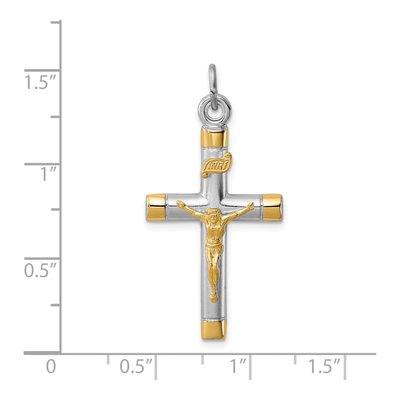 Sterling Silver Crucifix Pendant – view 5