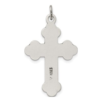 Sterling Silver Antiqued INRI Crucifix Pendant – view 5
