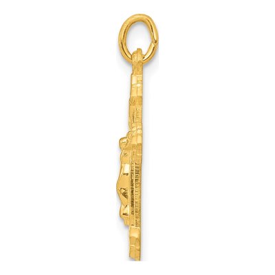 Sterling Silver INRI Crucifix Charm – view 3