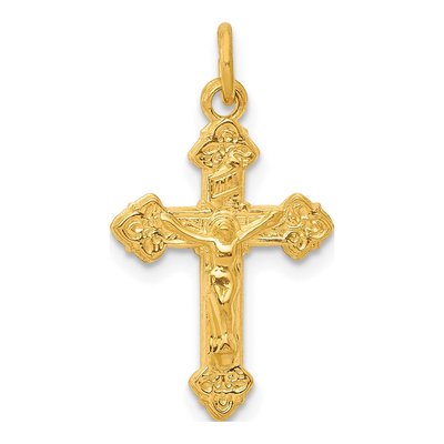 Sterling Silver INRI Crucifix Charm
