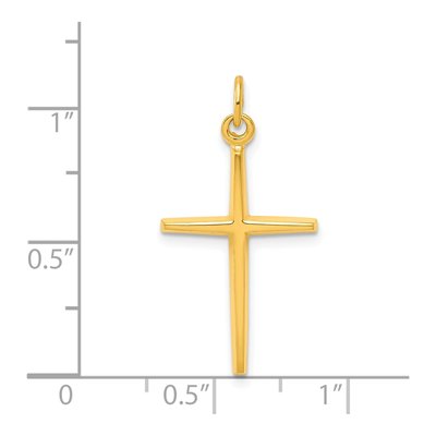 Gold-Plated Sterling Silver Passion Cross Charm – view 4