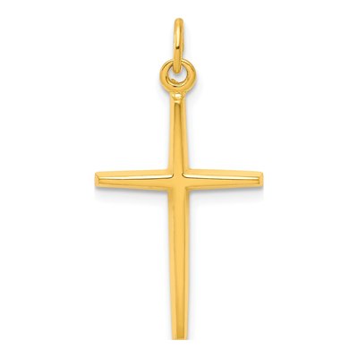 Gold-Plated Sterling Silver Passion Cross Charm