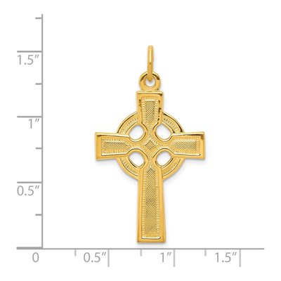Gold-Plated Sterling Silver Celtic Cross Pendant – view 5