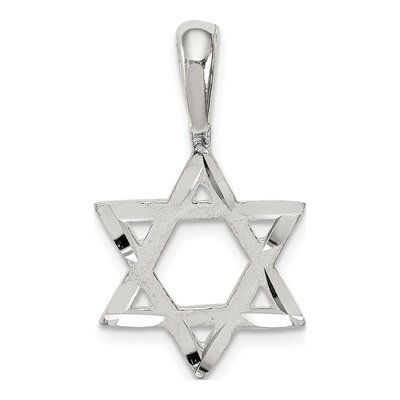 Sterling Silver Star of David Pendant