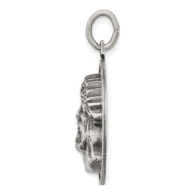Sterling Silver Ecce Homo Medal Pendant – view 3