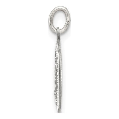 Sterling Silver Antiqued Miraculous Medal Pendant – view 3