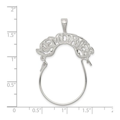 Sterling Silver Memories Holder Pendant – view 4