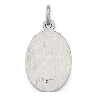 Sterling Silver Antiqued Our of Guadalupe Medal Pendant – view 5