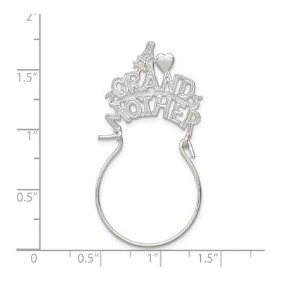 Sterling Silver Grandmother Holder Number 1 Charm – view 4