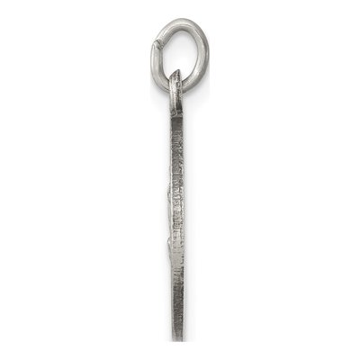 Sterling Silver Antiqued Our of Fatima Medal Pendant – view 3