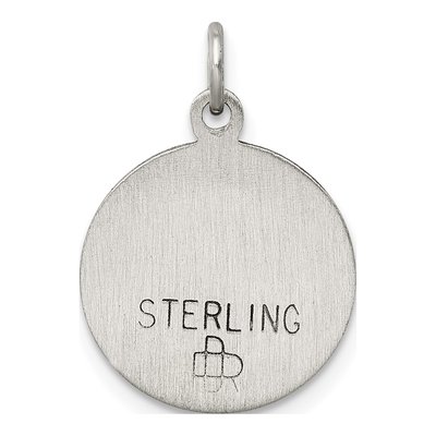 Sterling Silver Our of Sorrows Medal Pendant – view 5