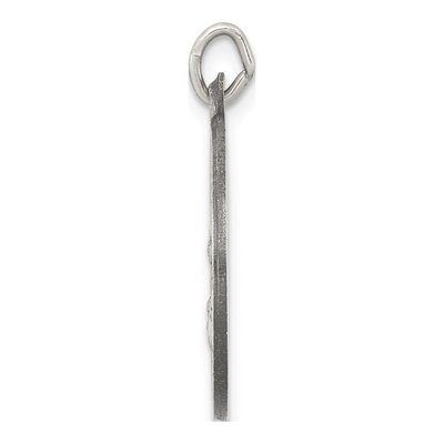 Sterling Silver Antiqued Our of Assumption Medal Pendant – view 3