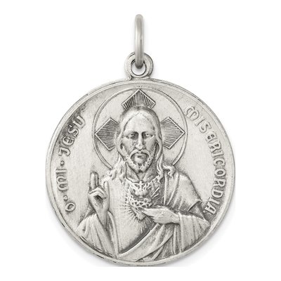 Sterling Silver Our Scapular Medal Pendant – view 5