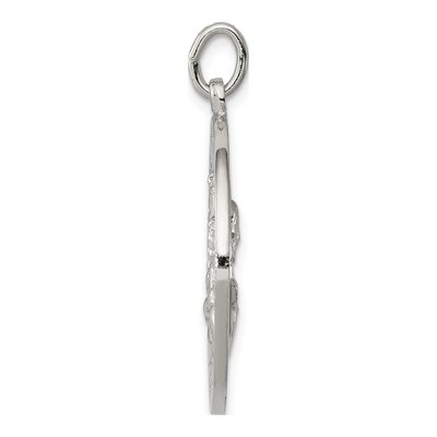 Sterling Silver Holy Scapular Medal Pendant – view 3