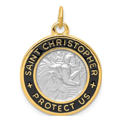 Sterling Silver St Christopher Pendant