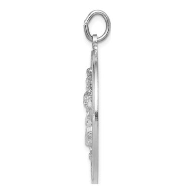 Sterling Silver Saint Christopher Medal Pendant – view 3
