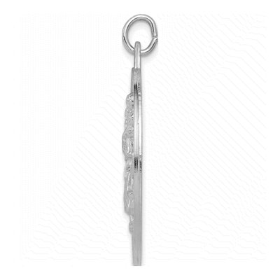 Sterling Silver Saint Christopher Medal Pendant – view 3