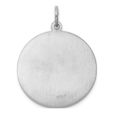 Sterling Silver Saint Christopher Medal Pendant – view 5