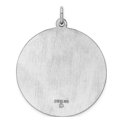 Sterling Silver Saint Christopher Medal Pendant – view 5