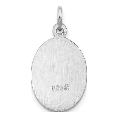Sterling Silver Saint Christopher Medal Pendant – view 5