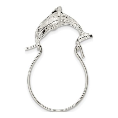 Sterling Silver Dolphin Holder Pendant – view 5