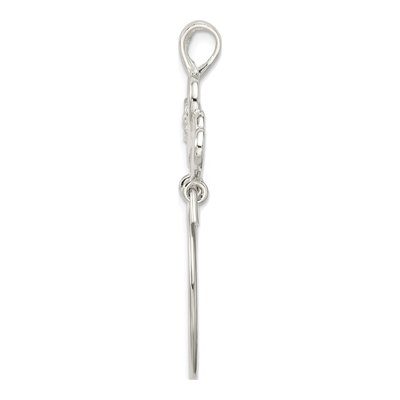 Sterling Silver Heart Holder Pendant – view 3