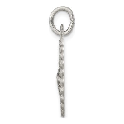 Sterling Silver Antiqued Saint Jude Thaddeus Medal Pendant – view 3
