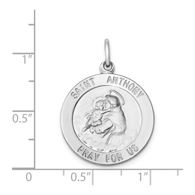 Sterling Silver Saint Anthony Medal Pendant – view 4