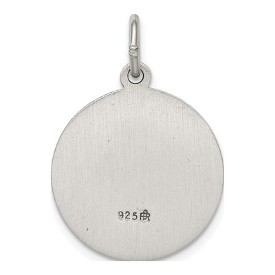 Sterling Silver Saint Anne Medal Pendant – view 5