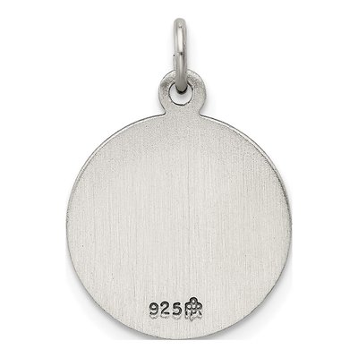 Sterling Silver Antiqued St Florian Medal Pendant – view 5