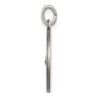 Sterling Silver Antiqued St Gerard Medal Pendant – view 3